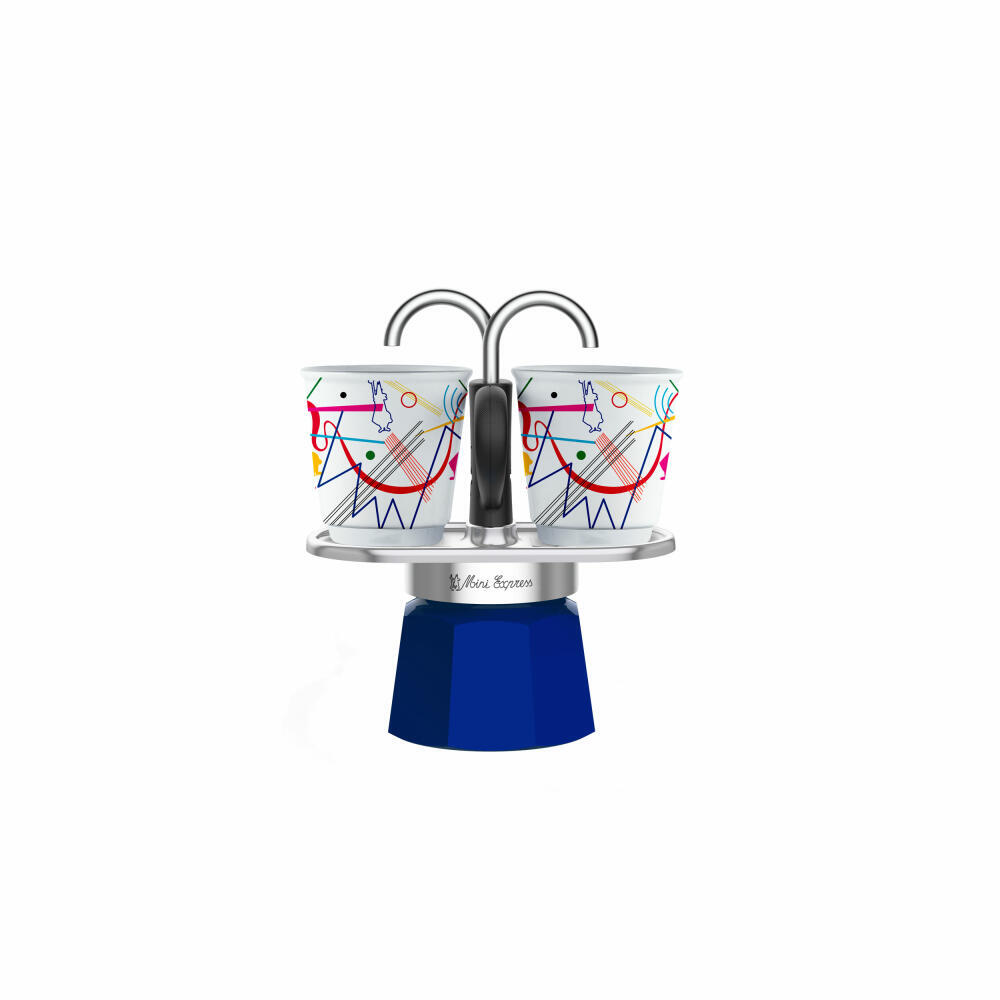 Bialetti Set Mini Express R Kandinsky En Oferta Juego De Cafetera Bialetti Mini 3 Piezas Express Kandinsky 2 Tazas De Colores...