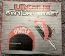 Uncle 6-in-1 Driver set Compact Multi Screwdriver flathead Phillips 