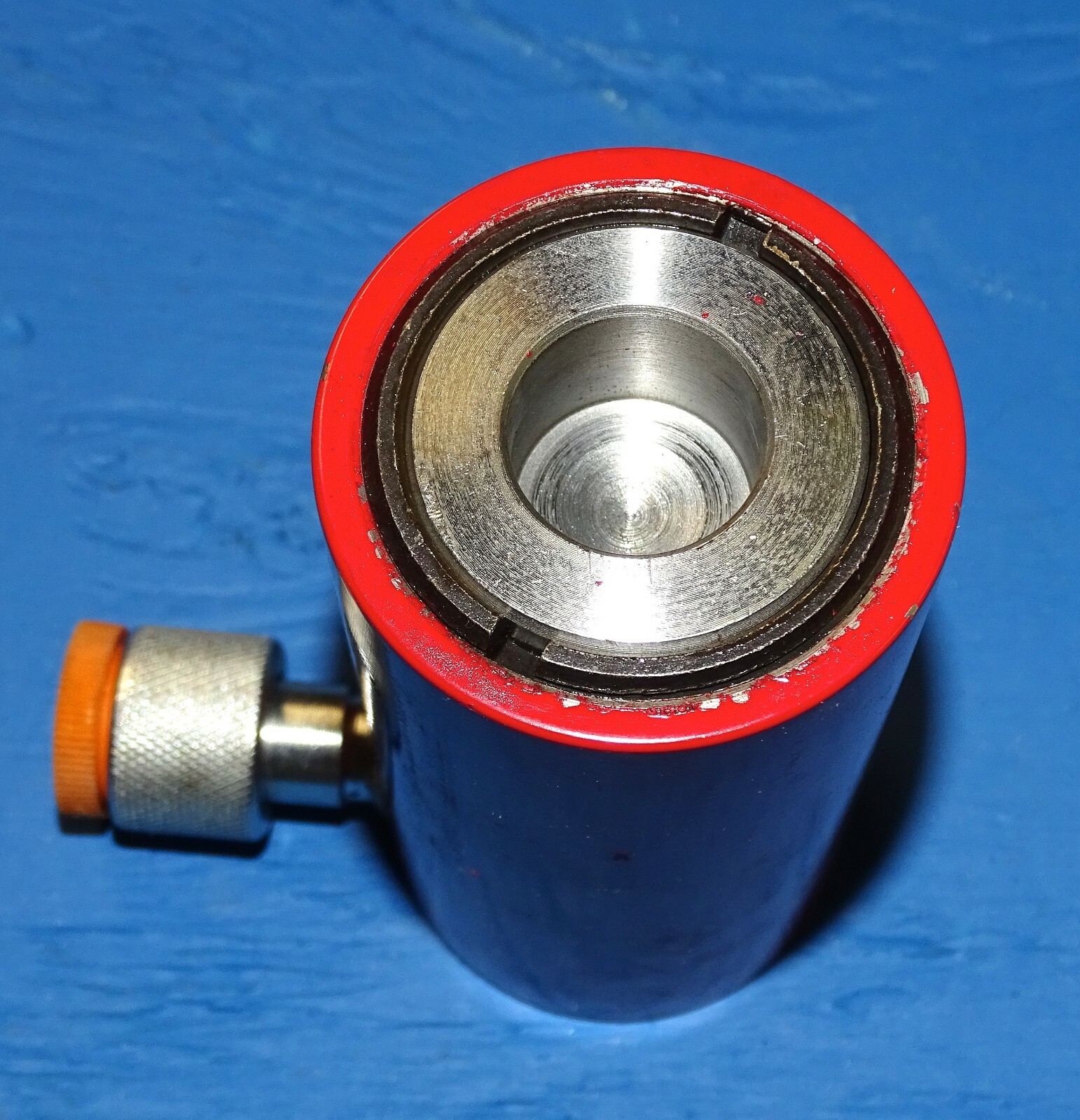 Hydraulic 10-Ton Single Acting Cylinder Ram, 2-1/4” stroke, spring ...