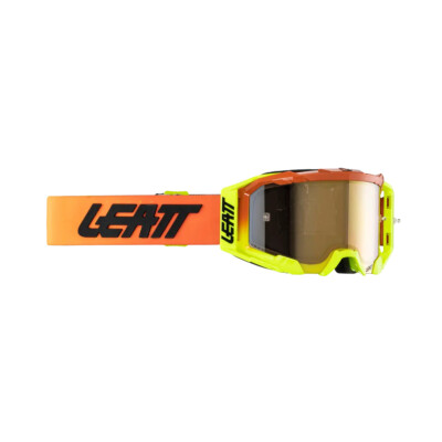 LEATT BRILLE VELOCITY 5.5 GOGGLE IRIZ CITRUS 68% ORANGE/GELB GLAS GOLD MIRROR