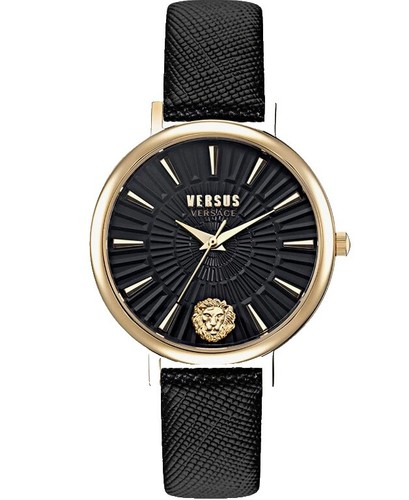 Versus Versace Elmont Swarovski Watch VSPEB0318 Gold Tone White Leather Versus Versace Elmont Swarovski Watch | Mercari main image 2