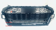 Black Grille RS4 Style Honeycomb Grill Fit For Audi B9.5 Standard A4 2020 2021