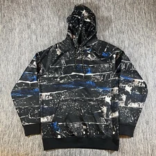 Eastbay Water Resistant Hoodie Size Large Reflective Pocketed 100% Polyester