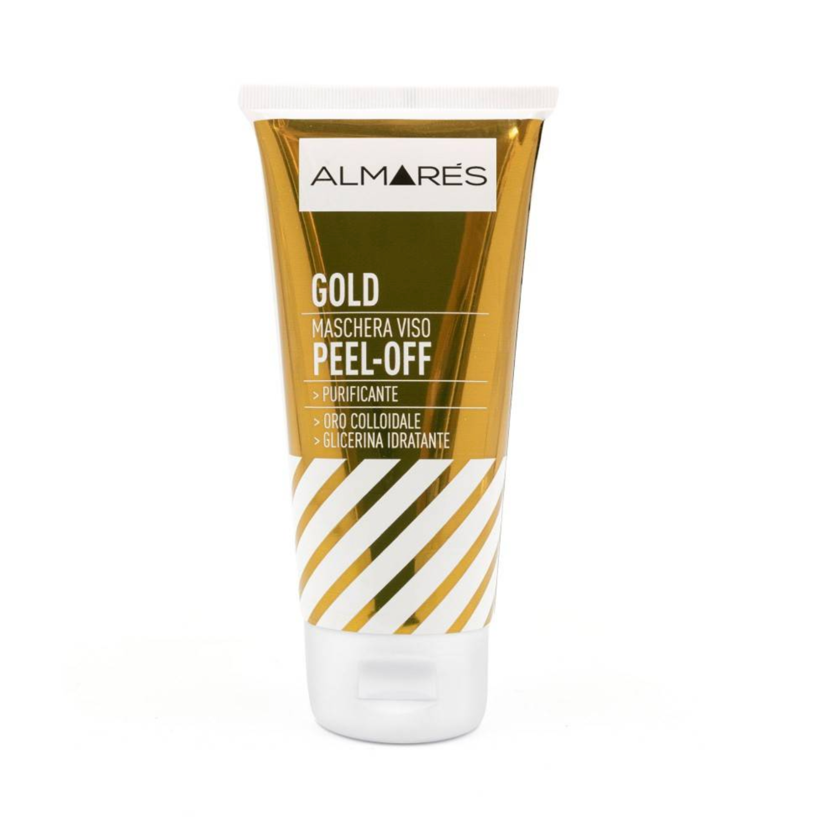 ALMARES Maschera Viso PEEL-OFF GOLD Purificante con Oro Colloidale 100ml