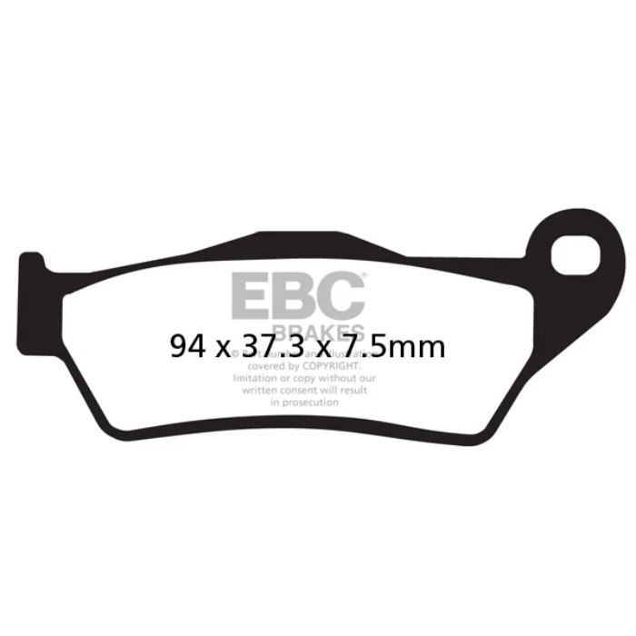 Se adapta a las pastillas de freno delanteras ""tt"" Husqvarna CR 250 1995 a 2007 EBC FA181TT Foto 2 de 3