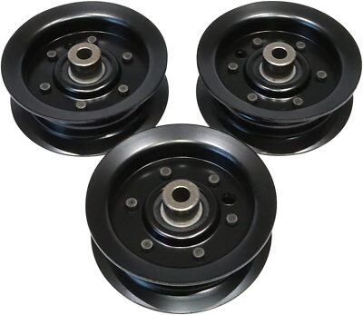 3PCS Flat Idler Pulley For Exmark Toro 50'' 54'' Deck Quest E-Series 106-2175