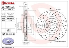 2x BREMBO Bremsscheibe Vorderachse für ALFA ROMEO