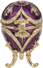 Image of Treasured Trinkets - Small Purple Egg - 15051 - NEW BOXED