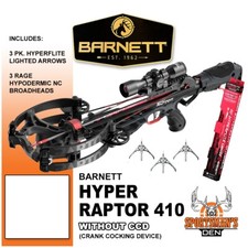 Barnett Hyper Raptor 410 Complete HUNTING PACKAGE RAP410-03 