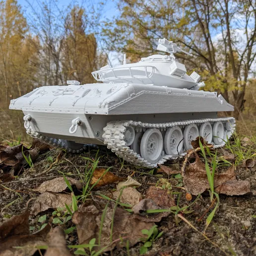 【最終値下げ】Lu.Official Sheer Circle Tank 白 1/16 3d printed RC tank US M551 Sheridan | eBay