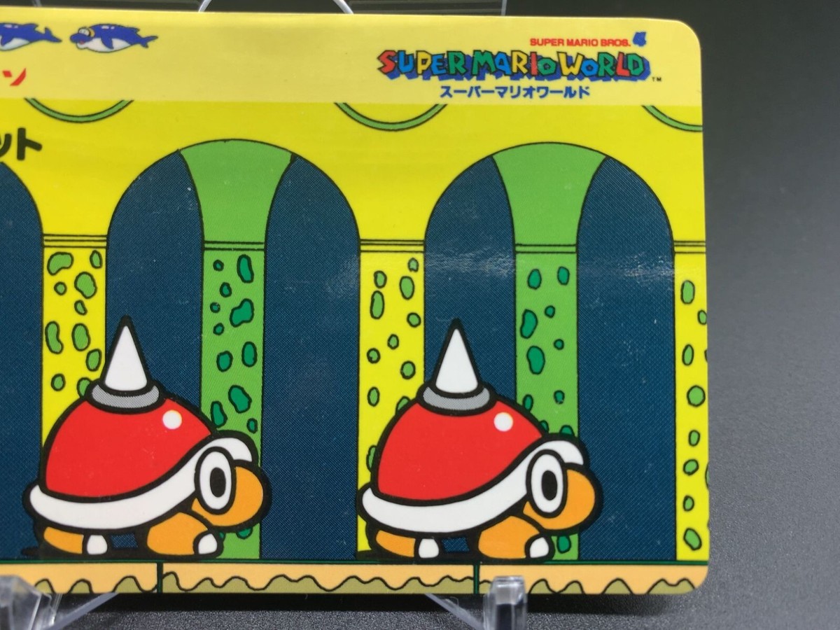 Spike top Super Mario World Card Topsun Nintendo Japanese | eBay