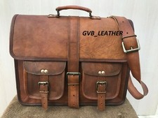 Borsa a mano da uomo in pelle messenger vintage per laptop valigetta borsa a ...