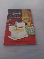 Vintage 1968, "Deluxe Sunbeam Mixmaster Mixer" Instructions & Recipe Booklet 