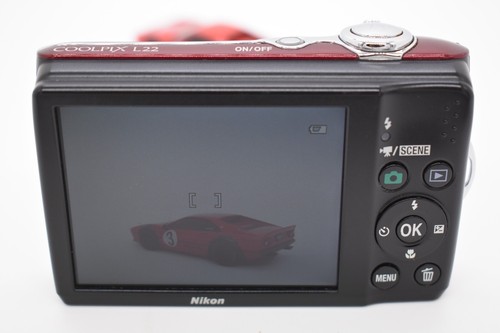 Nikon Coolpix L22 12mp 3,6x Zoom rot Digitalkamera getestet funktioniert mit SD-Karte - Bild 4 von 11
