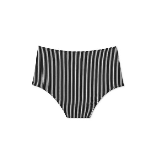 Woman's caged High Waist Bikini Bottom- Shade&Shore-Black white SIZE M - Picture 4 of 11