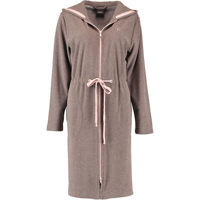 Cawö Home Bademäntel Damen Kurzmantel mit Kapuze Active 821 mocca-rosé - 32