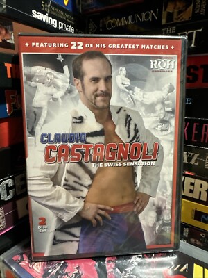 Claudio Castagnoli The Swiss Sensation ROH Wrestling 2 Disc Set