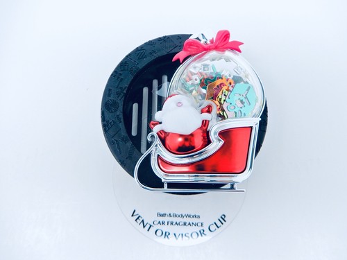 BATH & BODY WORKS SCENTPORTABLE CHRISTMAS SANTA SLEIGH CAR VENT OR VISOR CLIP - Picture 18 of 18