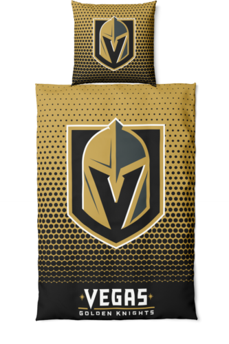 Vegas Golden Knights NHL Bawełniany zestaw pościeli hokejowej - Zdjęcie 1 z 1