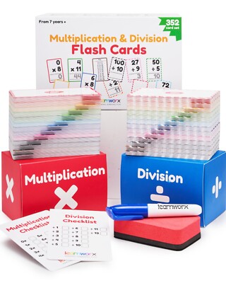 Multiplication Flash Cards, Math Flash Cards, Multiplication Division Flash Cards, Math Facts, Kids Math Games 2nd 3rd 4th 5th 6th Grade, Times Table Multiplication Flash Cards, Math Flash Cards, Multiplication Division Flash Cards, Math Facts, Kids Math Games 2nd 3rd 4th 5th 6th Grade, Times Table