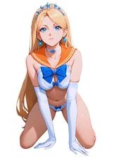 Sailor Venus Waifu Anime Sticker Sailor Moon 6" Car Decal Weatherproof