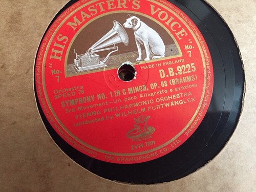 Vintage Album of 10 His Masters Voice 78RPM Brahms Symphonies. - Picture 2 of 7