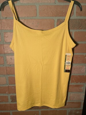 No Boundaries Juniors  Golden Pond  Rib Cami NWT Size XL (15-17)