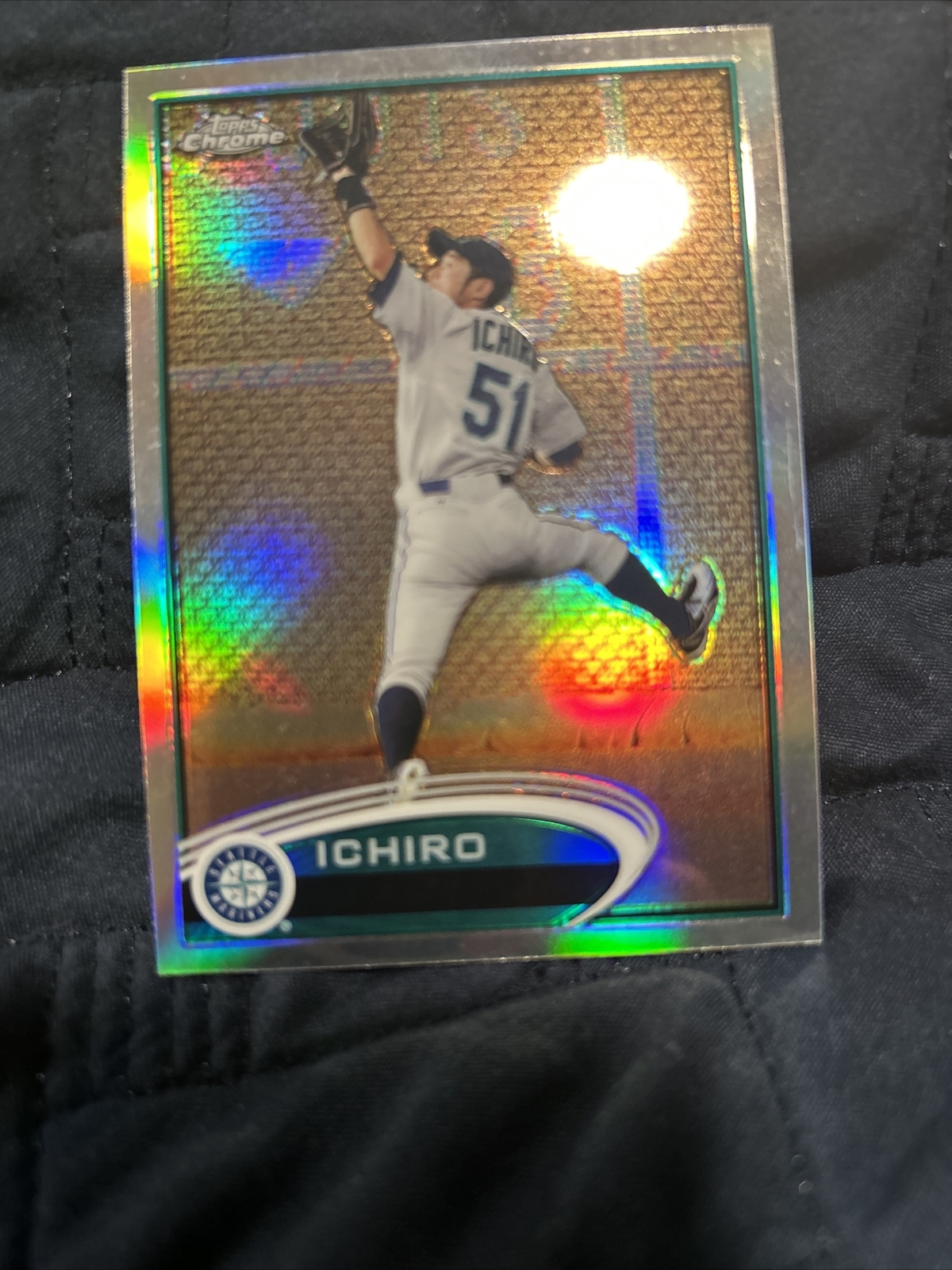 2012 Topps Chrome Purple Refractor Ichiro Suzuki #100