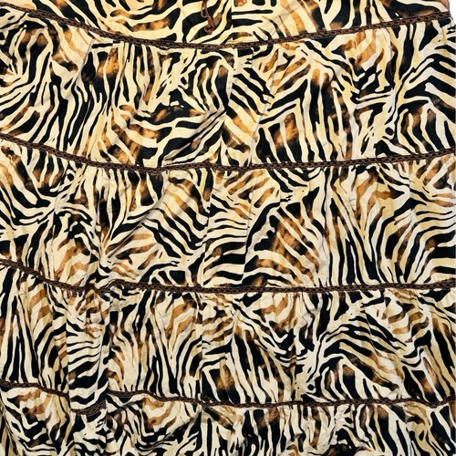 Vintage Women’s Size 16 Animal Print Tiered Maxi Skirt Lined JONES NEW YORK - Picture 3 of 12