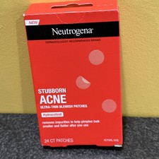 Neutrogena Stubborn Acne Pimple Patches, Acne Treatment for Face, Ultra-Thin Hyd