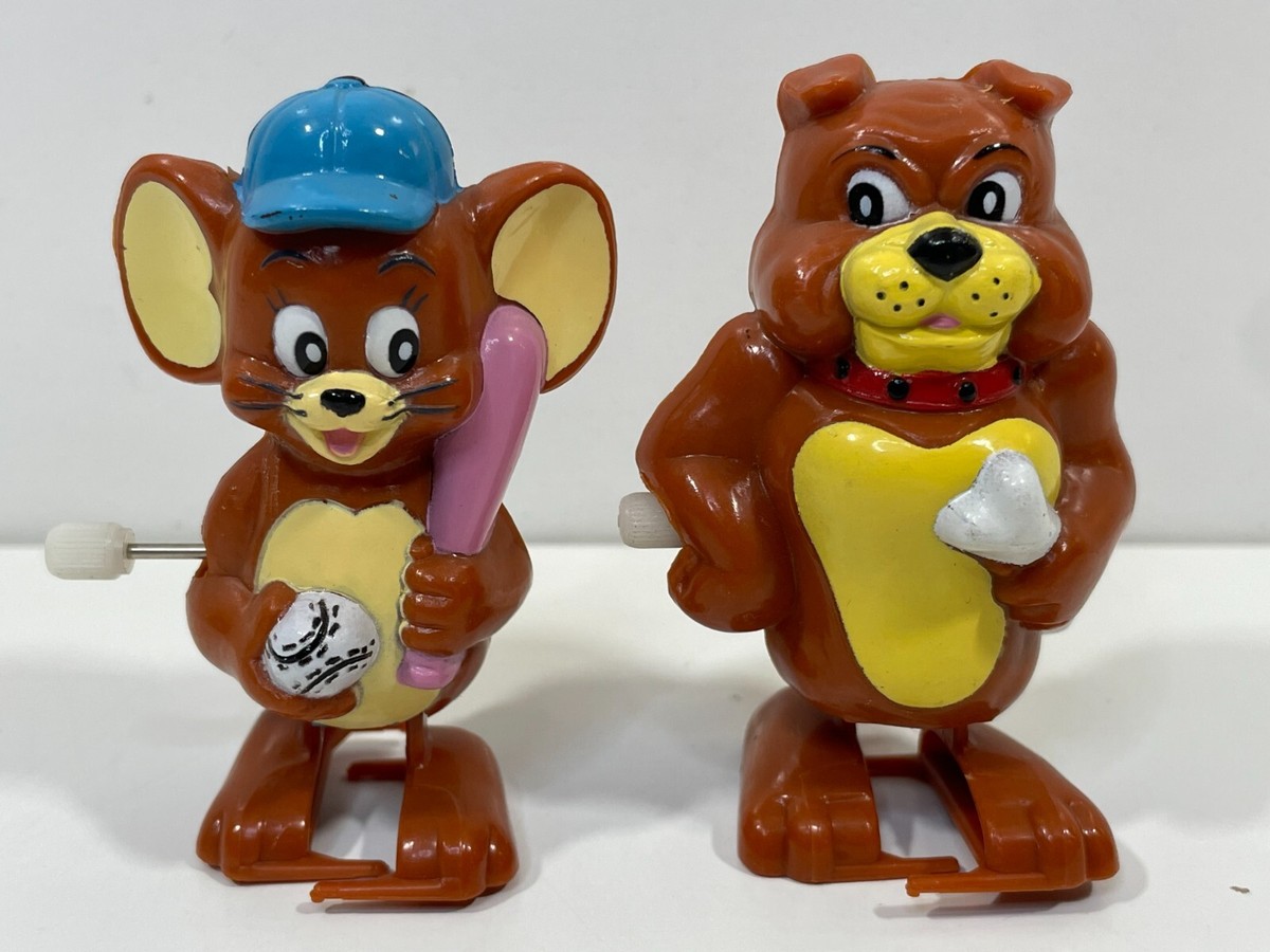 トムとジェリー　2体セット　Wind-Ups Vintage 1989 Tom & Jerry 