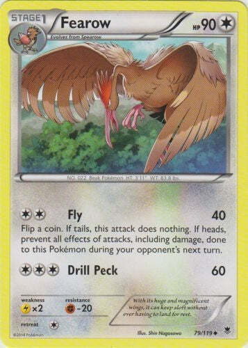 Fearow 79/119 - Uncommon Pokemon XY Phantom Forces Card