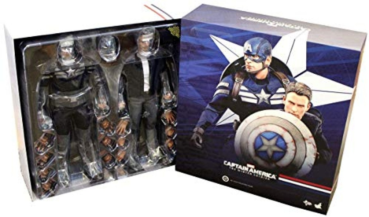 ホットトイズ　mms243 スティーブ2体セット Hot Toys MMS243 Stealth STRIKE Steve Rogers Set Captain America