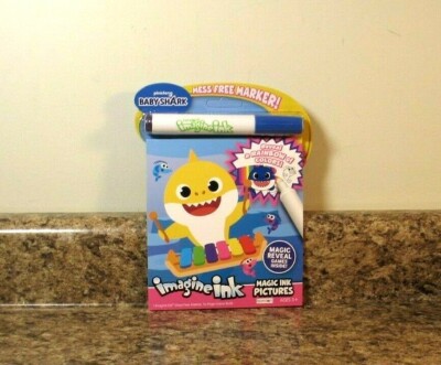 Baby Shark Imagine Ink Activity Book Set Magic Ink Pictures NEW