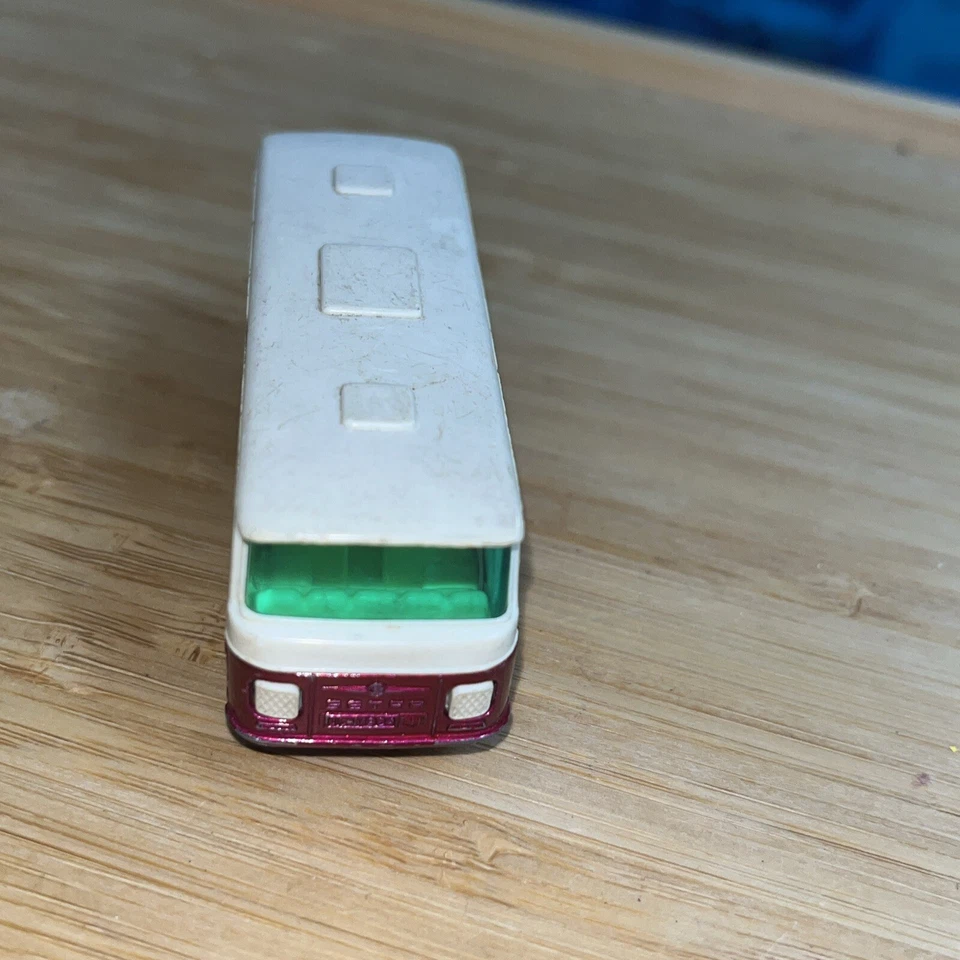Autobús suelto Matchbox Lesney Setra Coach Nº 12 1970 #14 usado Foto 3 de 4
