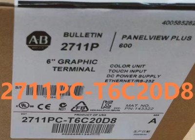 AB in Stock 2711PC-T6C20D8 PanelView Plus 6 600 Ethernet 1PCS