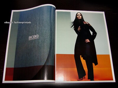 BCBG MAX AZRIA 12-Page PRINT AD Spring 2000 MAY ANDERSEN Mini Anden