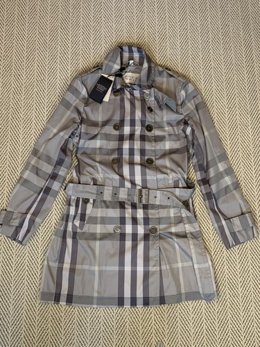 burberry plaid trench coat