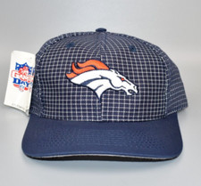 Gorra gorra Denver Broncos vintage con logotipo 7 rejillas Snapback - nueva con etiquetas