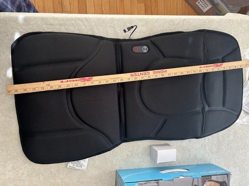 Health Touch Seat Topper, Heat & Vibration Massage for Back, Lumbar & Thighs - Picture 6 of 14