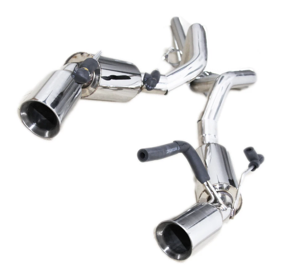 Fit Ford Mustang05-10 GT/07-10Shelby GT500 V8 Dual 4"Tip Muffler Catback Exhaust - Image 2 of 4