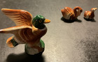 Vintage Miniature Ceramic Mallard Duck Family Figurines Set China 3 Pcs 1950's — photo 6
