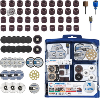 Dremel EZ SpeedClic SC725 70-Piece Multifunction Tool Accessory Set Cutting