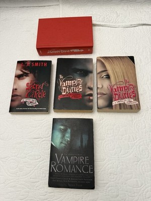 Vampire Diaries Book Lot 3 LJ Smith Vampire Romance Fiction Bundle