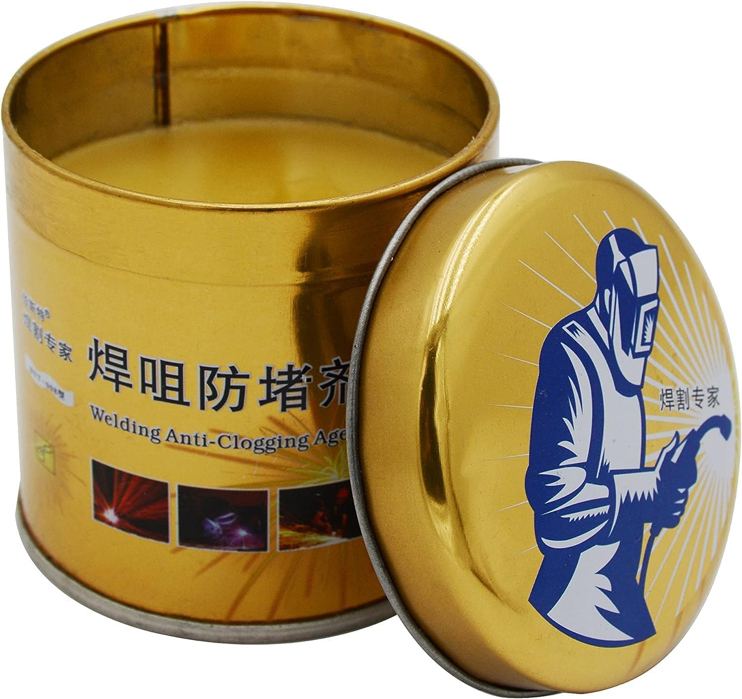 MIG welding anti-spatter nozzle gel for cleaner welds