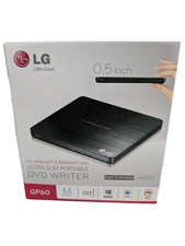 LG GP60NB50 NEW Slim Portable DVD Writer External 8x USB DVDRW Black