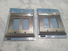 2 BRAINERD DOUBLE GFCI/ROCKER WALLPLATE COVER...