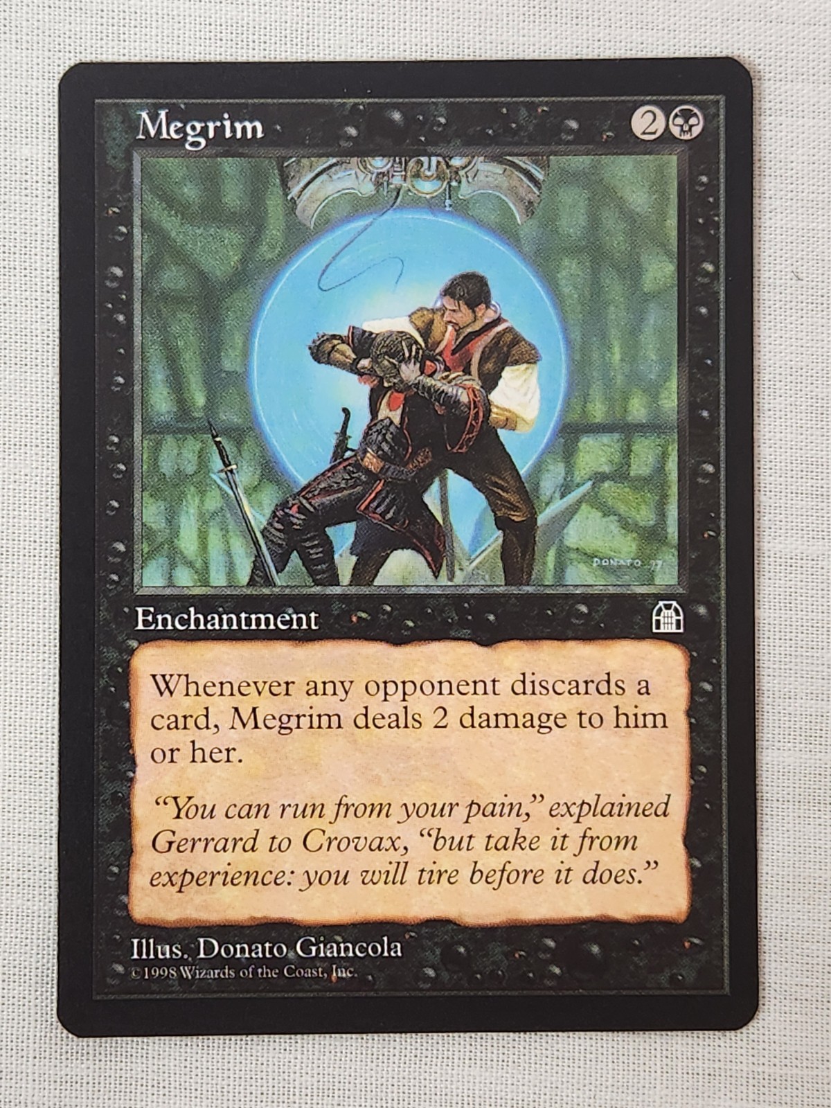 NM Megrim Stronghold Mtg Magic the Gathering