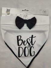 Best Dog Tuxedo Bandana Collar for Weddings Size Medium Please See Size Chart