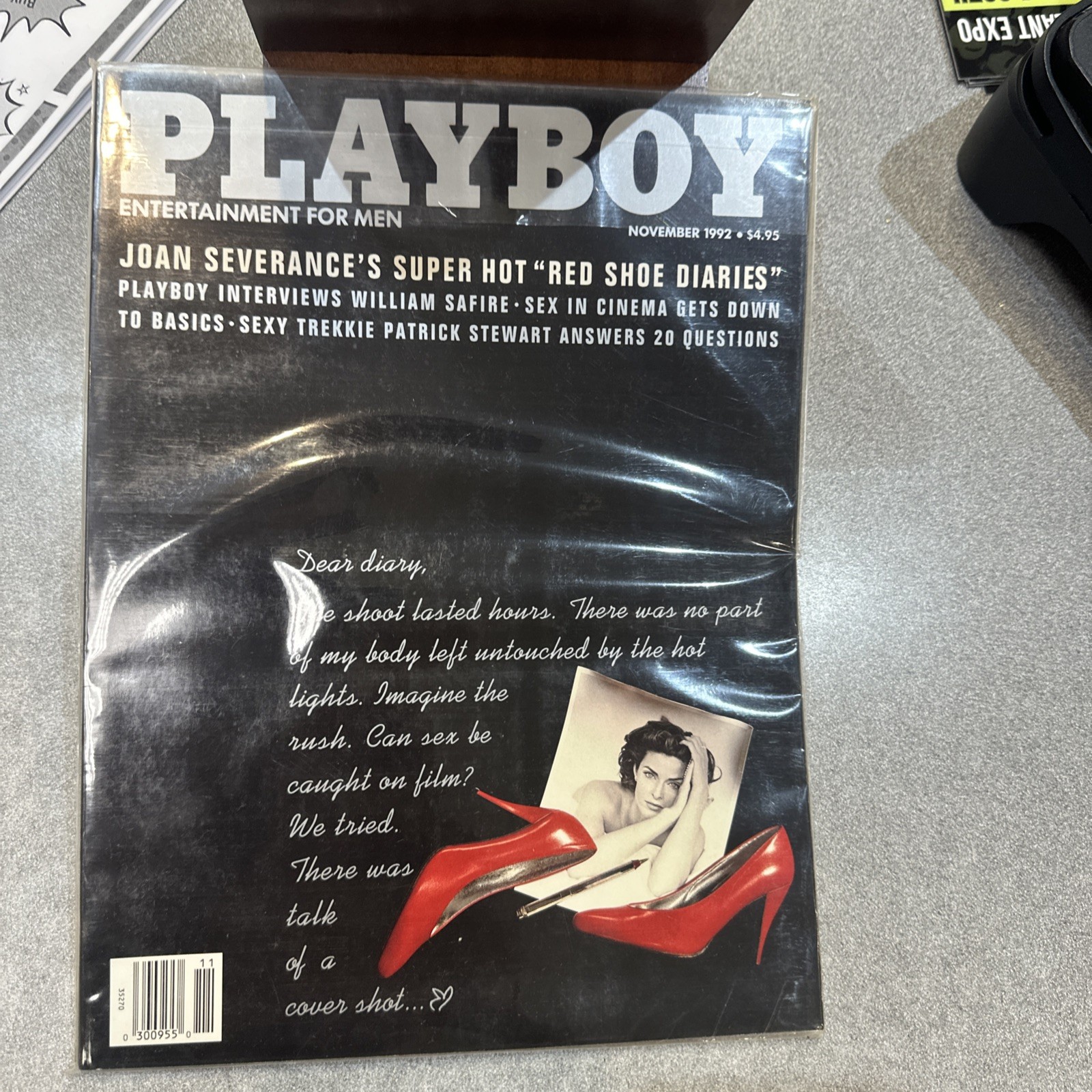 Playboy November 1992 - Joan Severance Super Hot Red Shoe Diaries